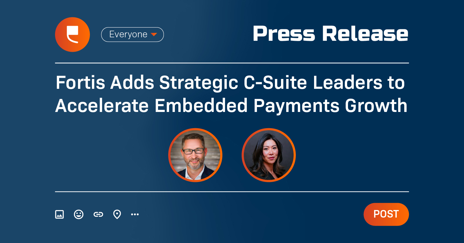 Fortis Adds Strategic C-Suite Leaders to Accelerate Embedded Payments Growth