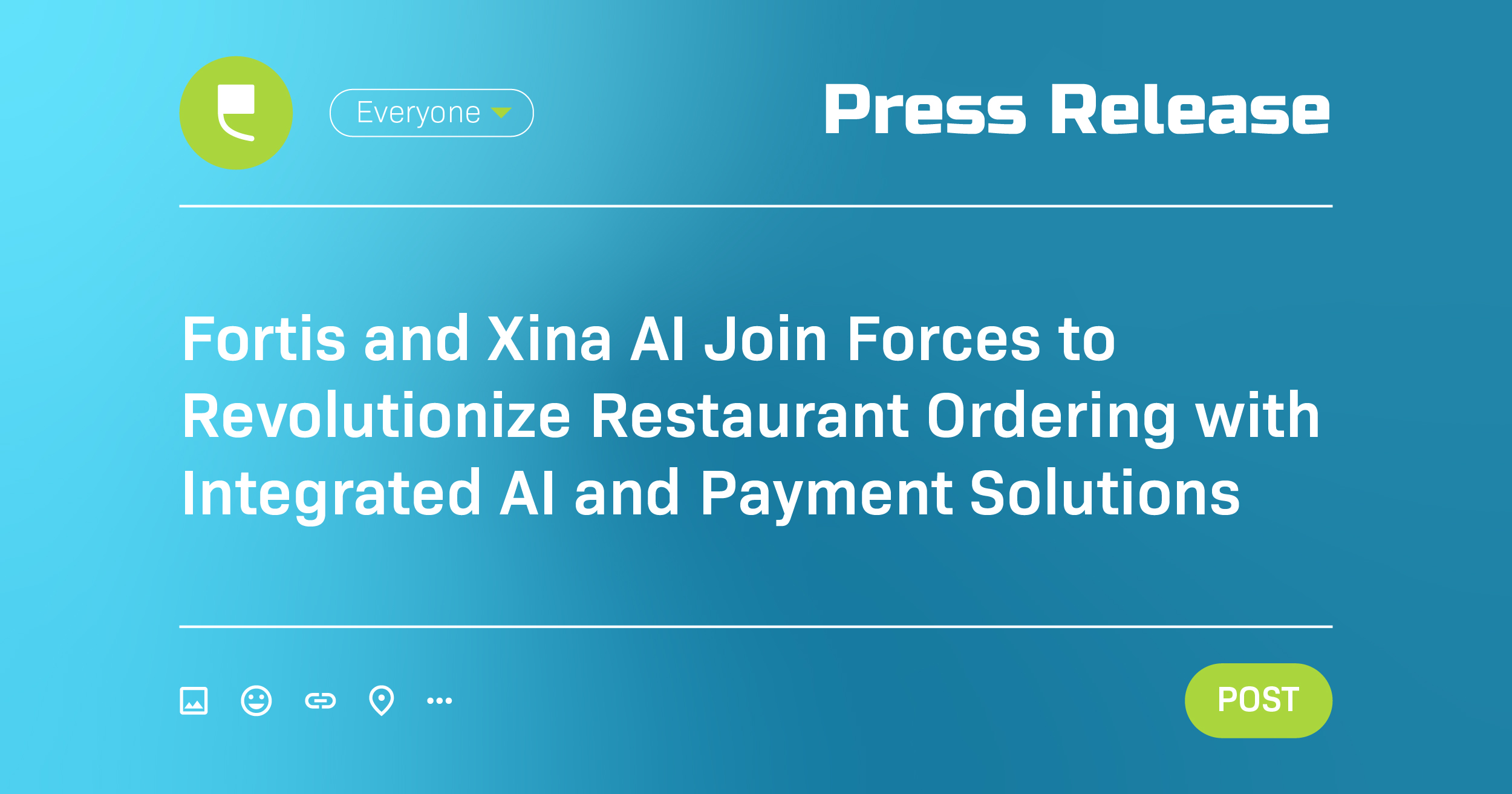 Fortis and Xina AI Join Forces to Revolutionize Restaurant Ordering with Integrated AI and Payment Solutions