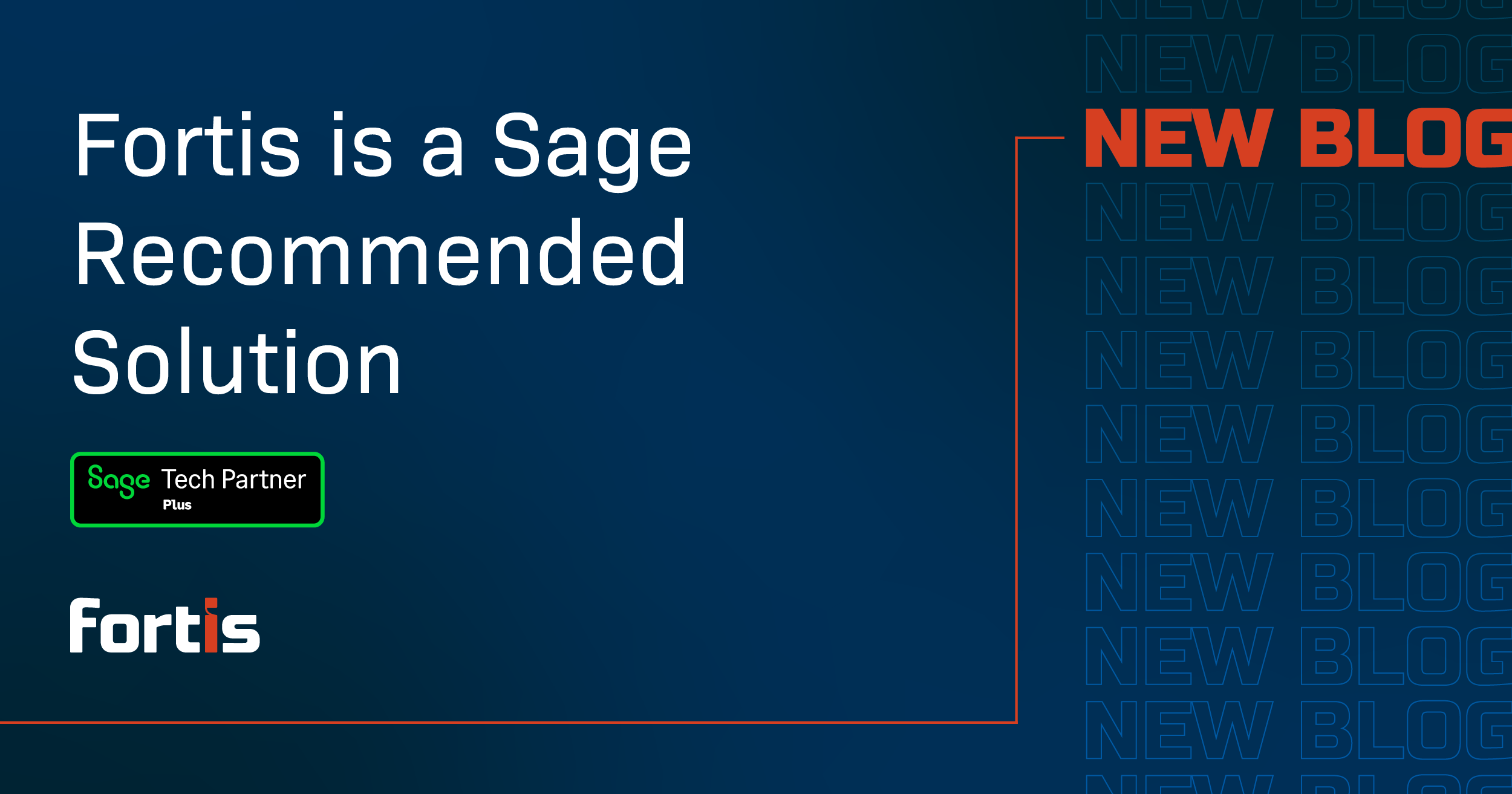 Fortis is a Sage Recommended Solution